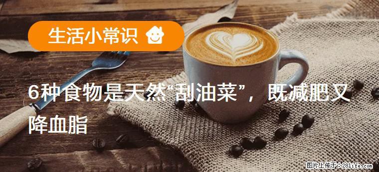 【生活小常识】6种食物是天然“刮油菜”,既减肥又降血脂 - 海口生活资讯 - 海口28生活网 haikou.28life.com